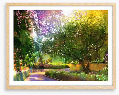Sunlight in the garden