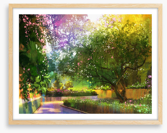 Sunlight in the garden