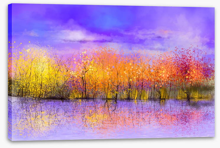 Golden tree twilight