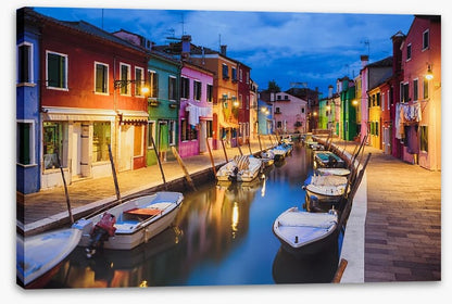 Burano island dusk