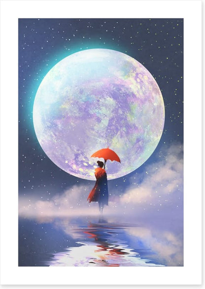 Waiting under the moon
