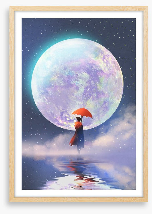 Waiting under the moon