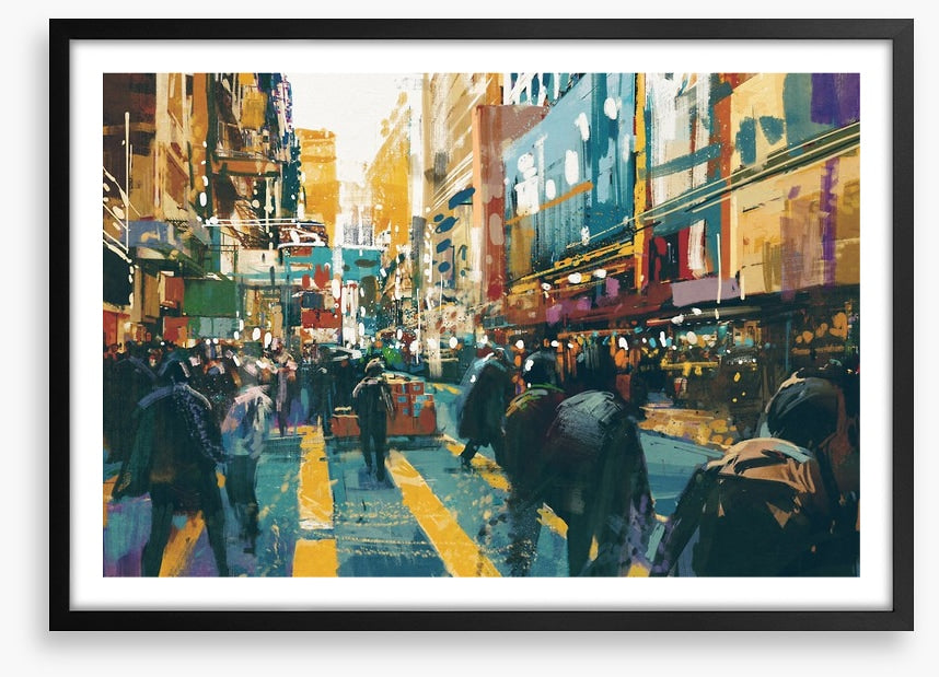 Rain in the city