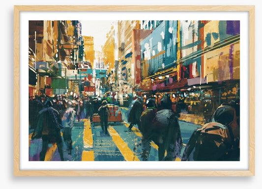 Rain in the city