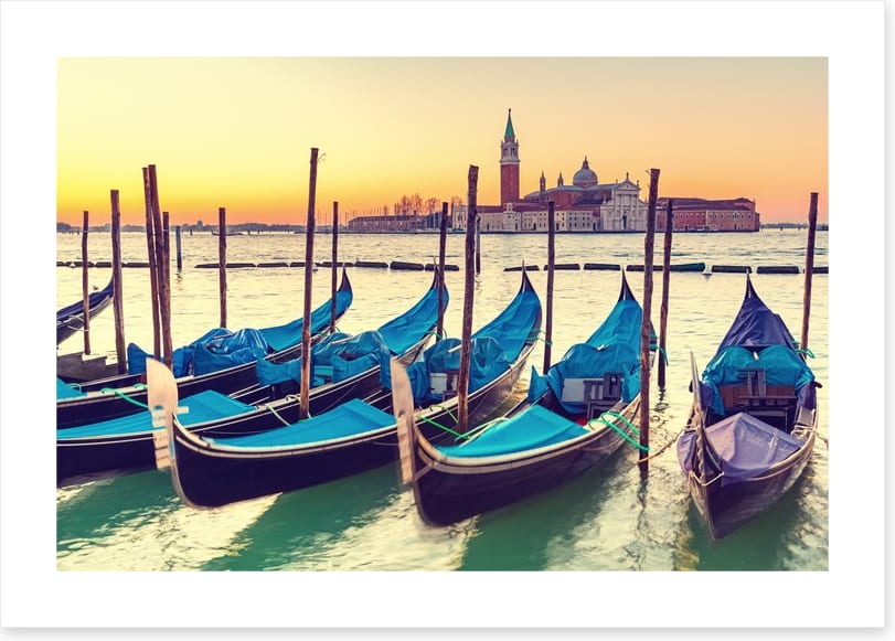 Gondola sunrise