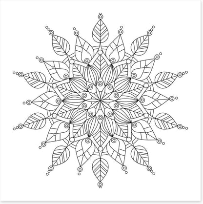 Colour me snowflake