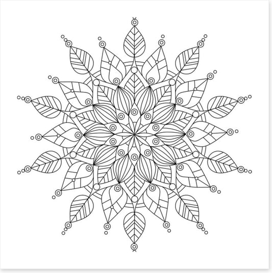 Colour me snowflake