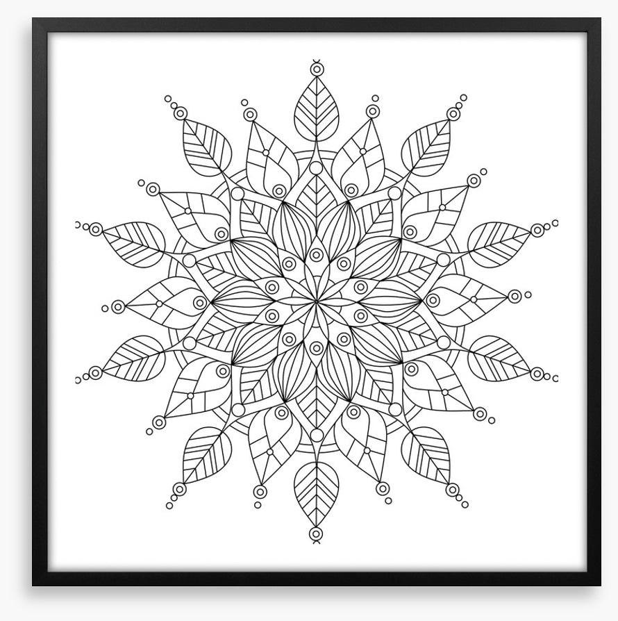 Colour me snowflake