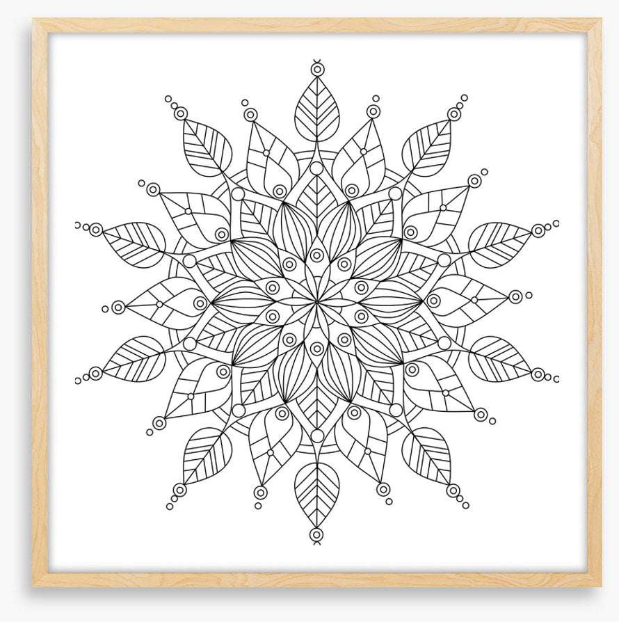 Colour me snowflake