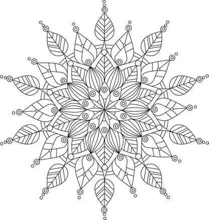 Colour me snowflake