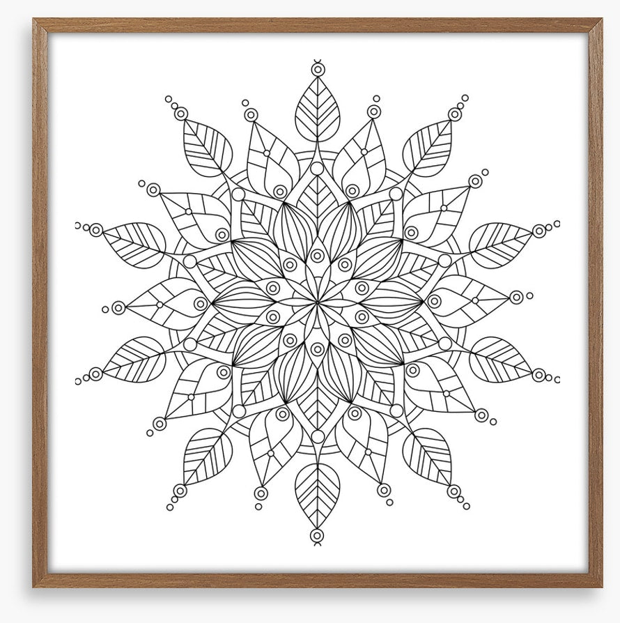 Colour me snowflake