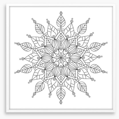 Colour me snowflake