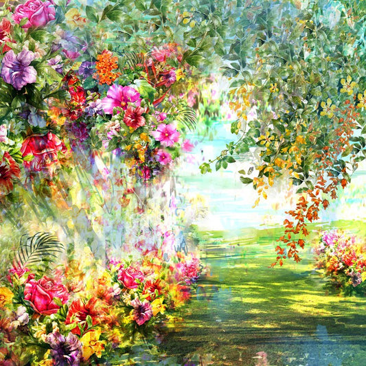 Through the Spring garden