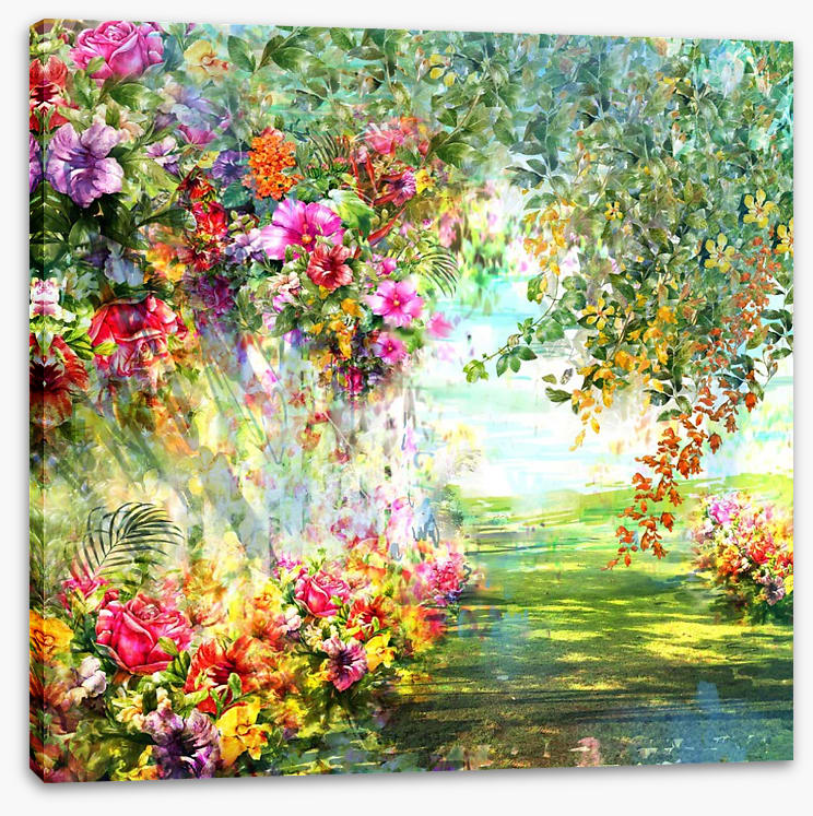 Through the Spring garden