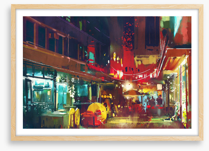 Eat street lights