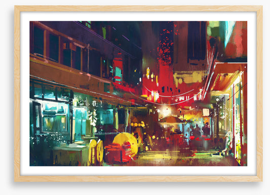 Eat street lights