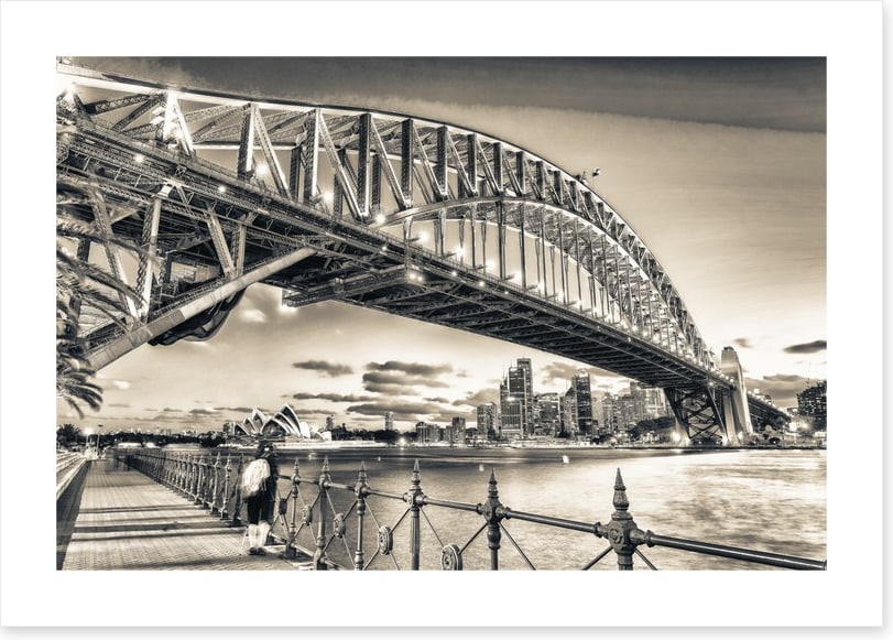 Sydney in sepia