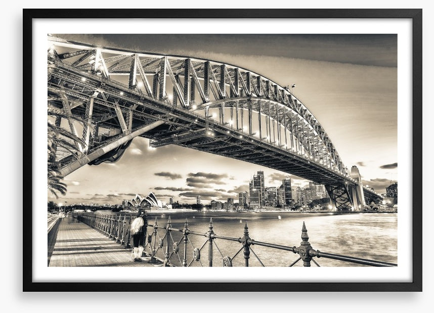 Sydney in sepia