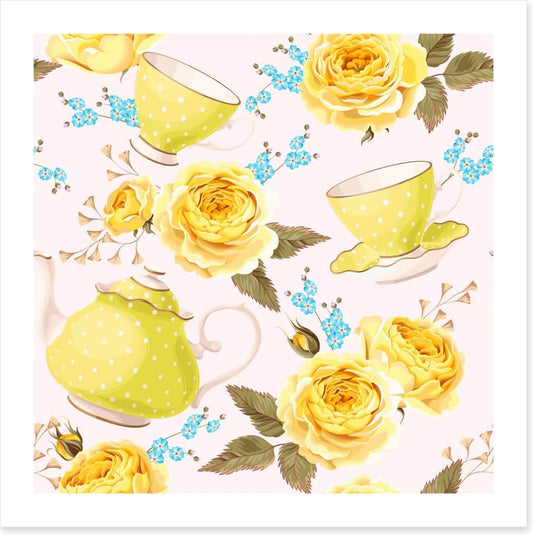 Lemon rose tea
