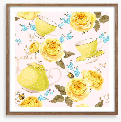Lemon rose tea