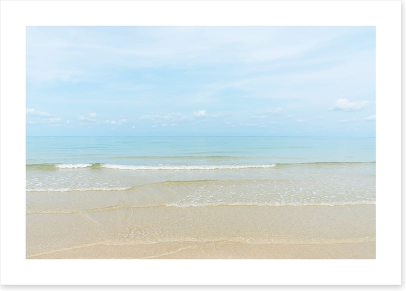 A blue horizon