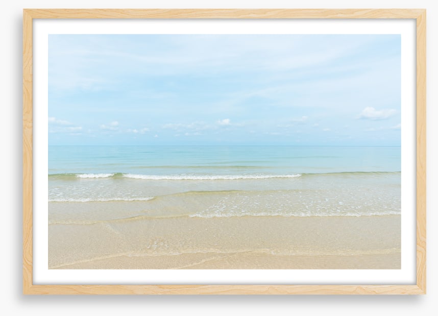 A blue horizon
