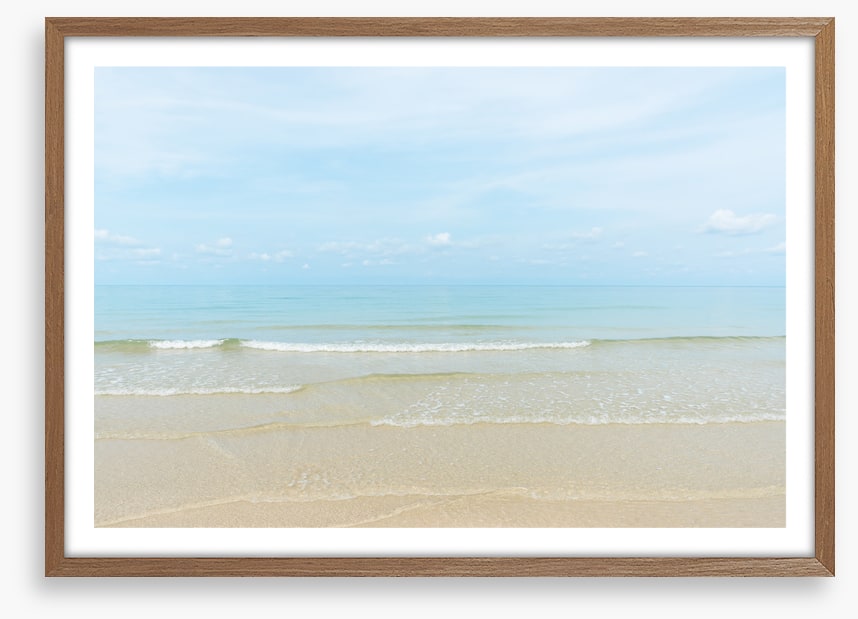 A blue horizon