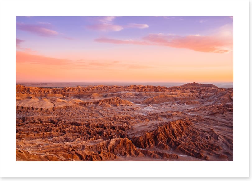Sunset over Moon Valley