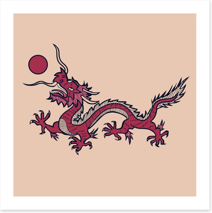 Rising sun dragon