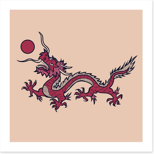 Rising sun dragon