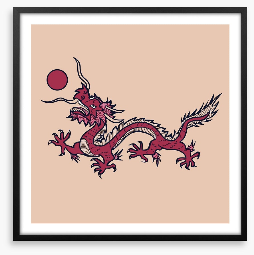 Rising sun dragon