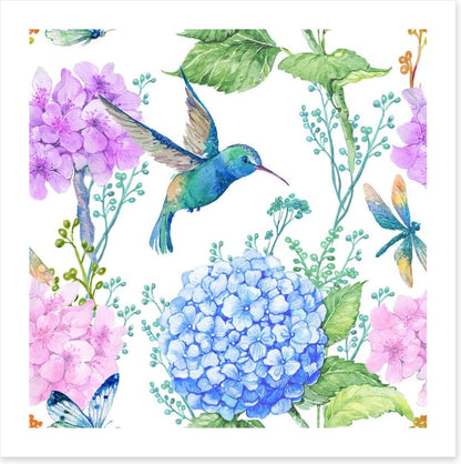Hummingbird hydrangeas