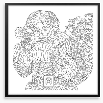 Colour me Santa