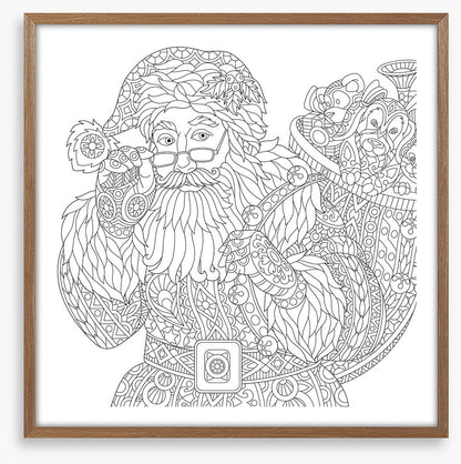 Colour me Santa