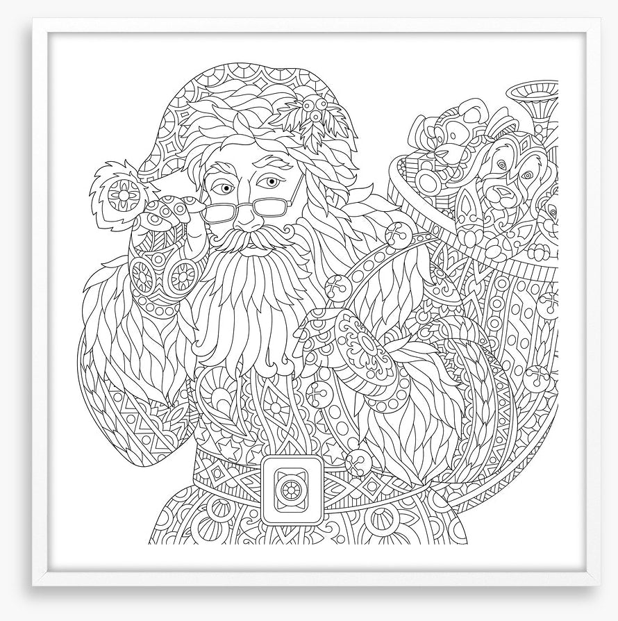 Colour me Santa