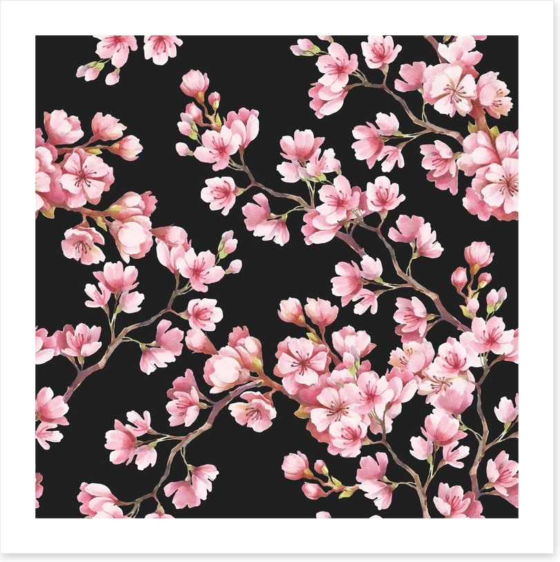 Blooming branches