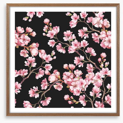 Blooming branches