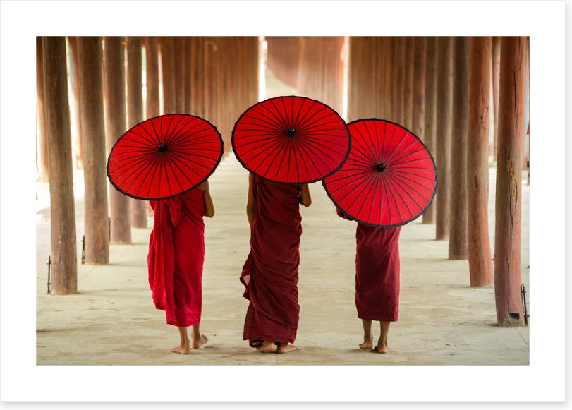 Three novices, Burma