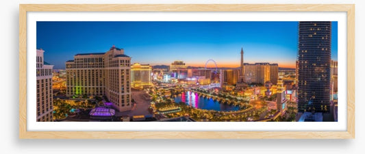 Las Vegas strip panorama