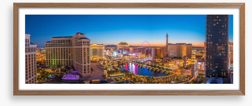 Las Vegas strip panorama
