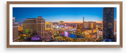 Las Vegas strip panorama