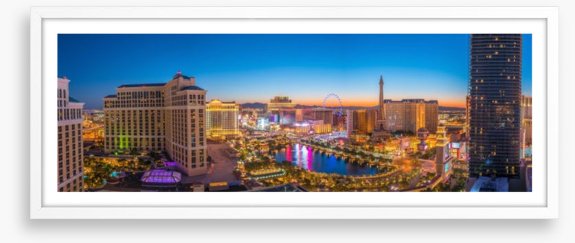 Las Vegas strip panorama