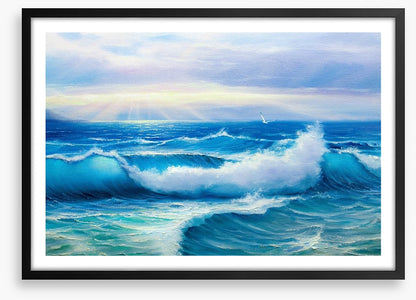 The crashing wave