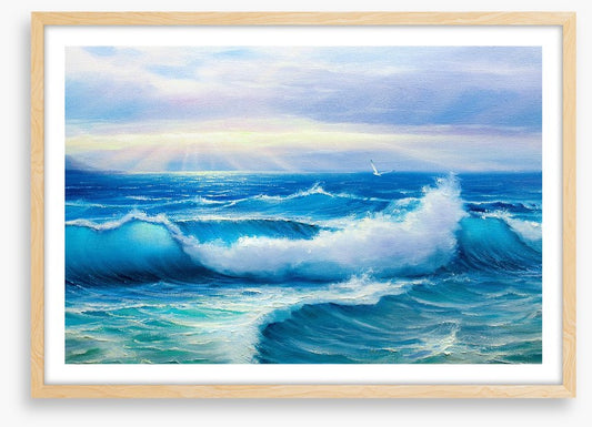 The crashing wave
