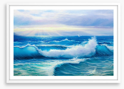 The crashing wave