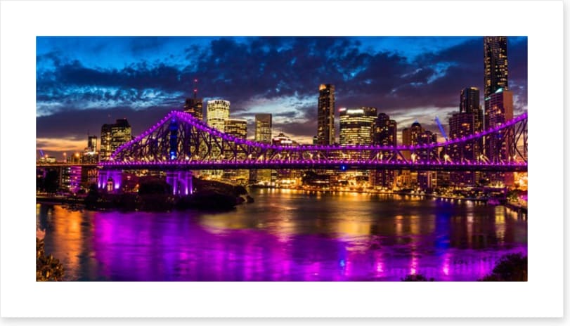 Light Up Brisbane panorama