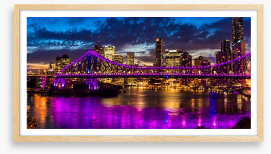 Light Up Brisbane panorama