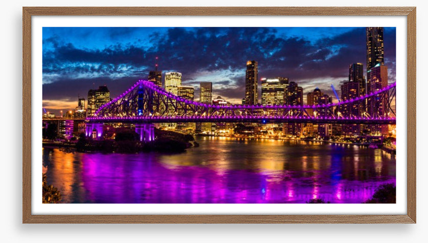 Light Up Brisbane panorama