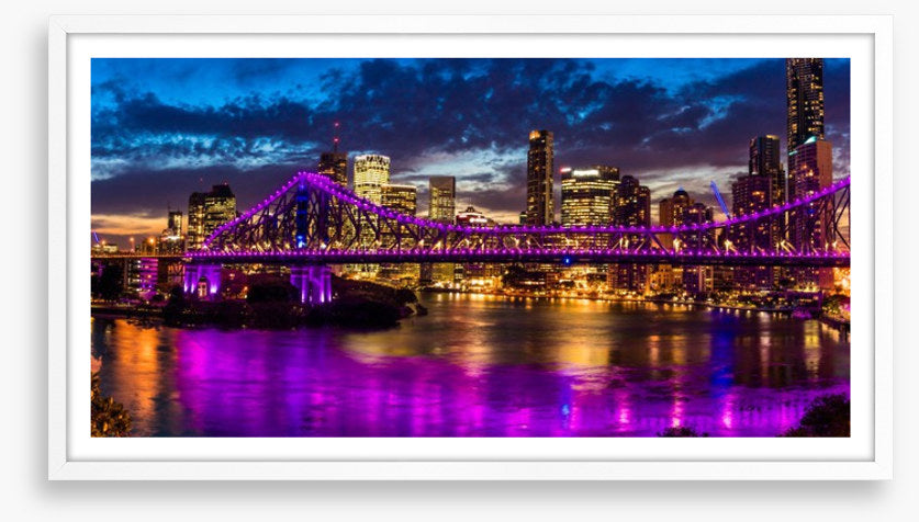 Light Up Brisbane panorama