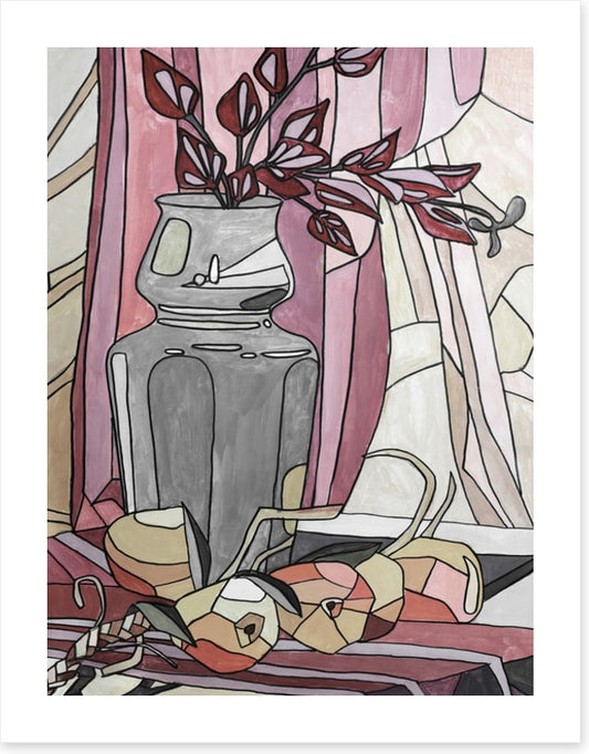 Pinks and pear